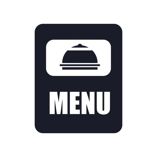 Icona del menu segno vettoriale e simbolo isolato su sfondo bianco, M — Vettoriale Stock