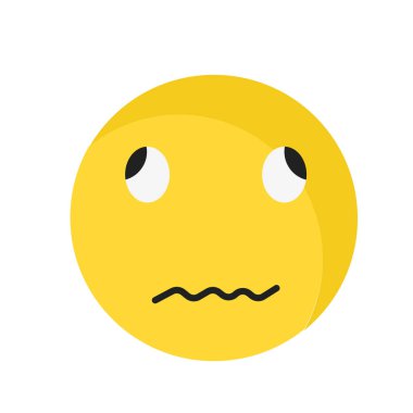 Gülümsemek simge vektör işareti ve üzerinde beyaz backgro izole sembolü