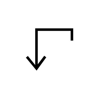 simge vektör işareti ve beyaz arka plan üzerinde d izole sembol