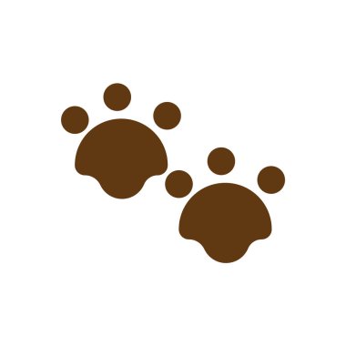 Pençe simge vektör işareti ve beyaz arka plan üzerinde izole sembolü