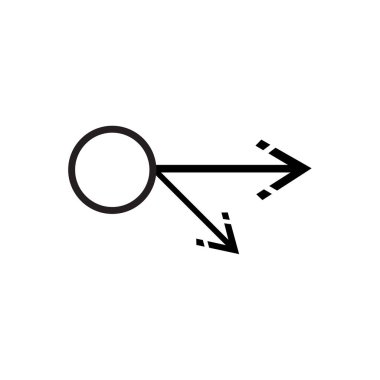 Web ve mobil uygulaması tasarım, çarpın logo kavramı beyaz arka plan üzerinde izole simge vektör çarpma