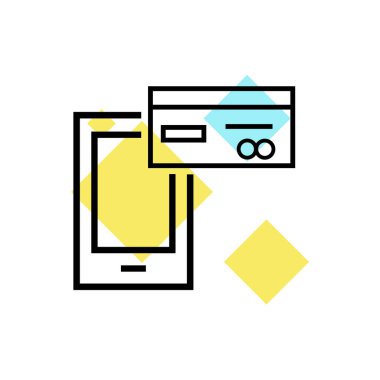 Telefon kartı simge vektör işareti ve üzerinde beyaz backgr izole sembolü