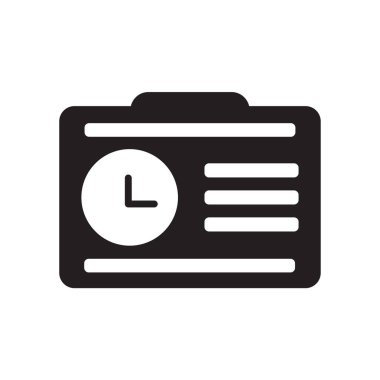 Beyaz arka plan üzerinde izole sembol simge vektör işareti kaydeder