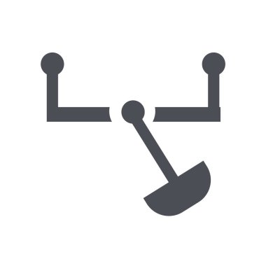 Çocukluk simgesi işareti vektör ve izole üzerinde beyaz backgrou sembolü