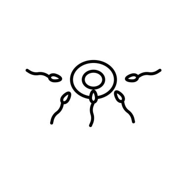 Beyaz arka plan üzerinde Fertiliz izole fertilizasyon simge vektör