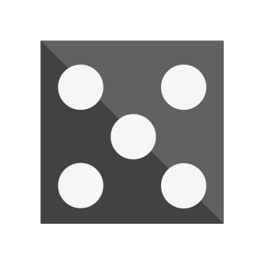 Simge vektör işareti ve beyaz arka plan üzerinde izole sembolü Di ölmek