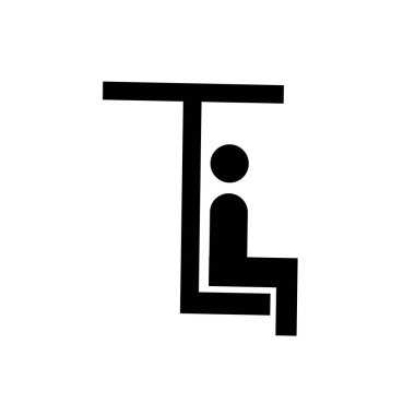 Swing oyun simge vektör web ve mobil uygulaması tasarımı, Swing oyun logo kavramı için izole üzerinde beyaz arka plan