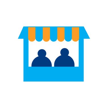 Simge vektör işareti ve beyaz arka plan üzerinde izole sembolü saklamak