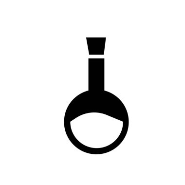 Tam Test tüpü simge vektör web ve mobil uygulaması tasarımı, tam Test tüpü logo kavramı üzerinde izole beyaz arka plan