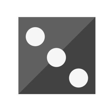 Simge vektör işareti ve beyaz arka plan üzerinde izole sembolü Di ölmek