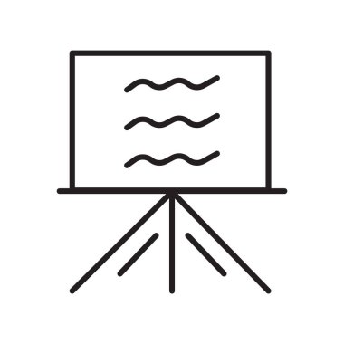 Sanatçı simge vektör izole beyaz arka plan, sanatçı işareti, t