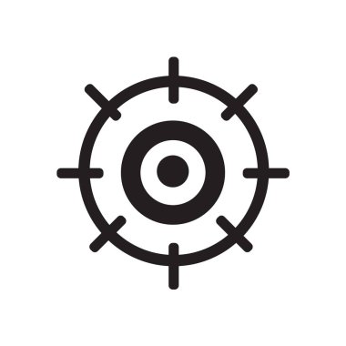 Web ve mobil uygulaması tasarım için beyaz arka plan üzerinde izole AIM simgesini