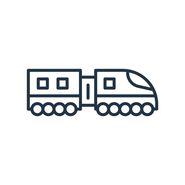 Τρένο εικονίδιο διάνυσμα που απομονώνονται σε λευκό φόντο, σύμβολο τρένο — Διανυσματικό Αρχείο