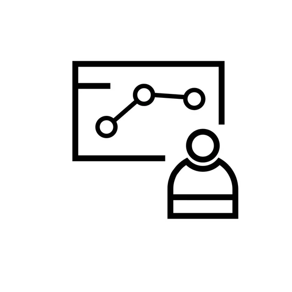会議のアイコン ベクトル Web およびモバイル アプリの設計会議のロゴのコンセプトのホワイト バック グラウンドの分離 — ストックベクタ