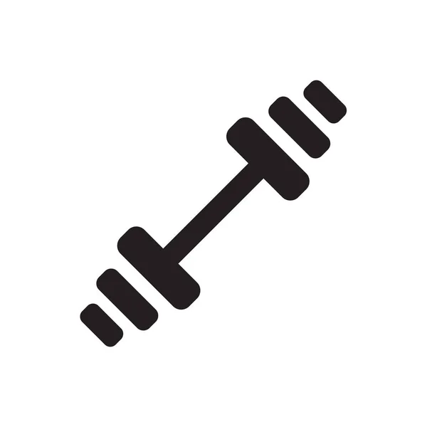 Icono Dumbbells Aislado Sobre Fondo Blanco Para Diseño Aplicación Web — Vector de stock