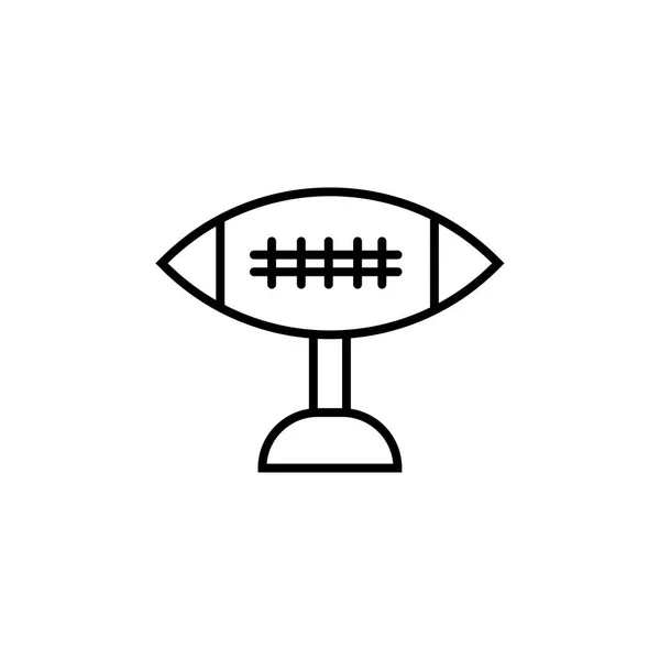 American Football Trophey Icon Vektor Isoliert Auf Weißem Hintergrund Für — Stockvektor