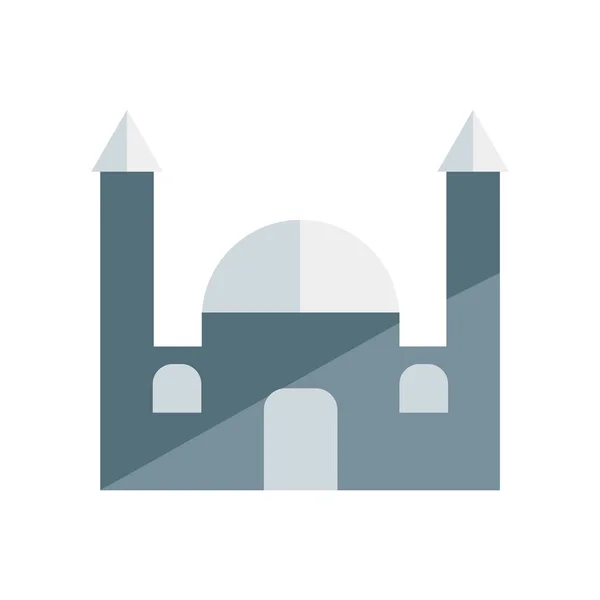 Mešita Ikona Vektor Izolovaných Bílém Pozadí Pro Váš Web Mobilní — Stockový vektor