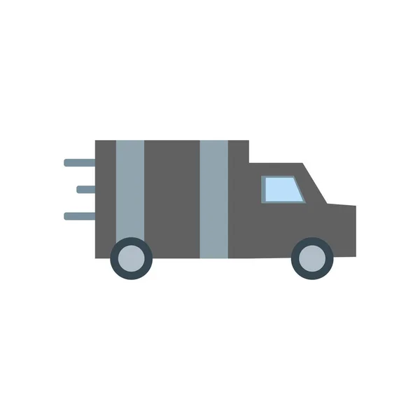 Vecteur Icône Camion Livraison Isolé Sur Fond Blanc Pour Conception — Image vectorielle
