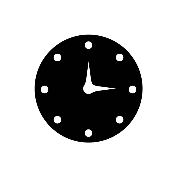 Icono Reloj Pared Aislado Sobre Fondo Blanco Para Diseño Web — Archivo Imágenes Vectoriales