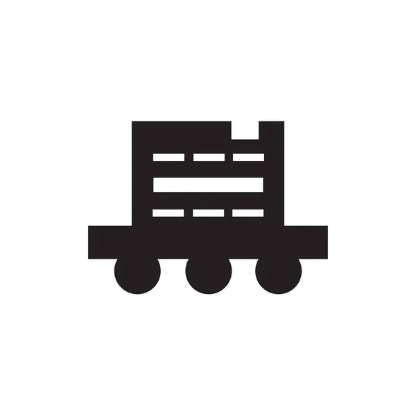 Arabası Simge Vektör Web Mobil Uygulaması Tasarımı Arabası Logo Kavramı — Stok Vektör