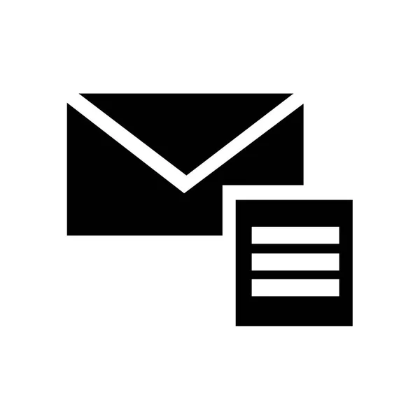 Mail Icon Vektor Auf Weißem Hintergrund Für Ihr Web Und — Stockvektor