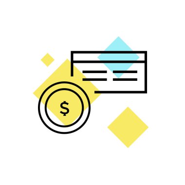 Fatura simge vektör işareti ve beyaz arka plan üzerinde izole sembolü