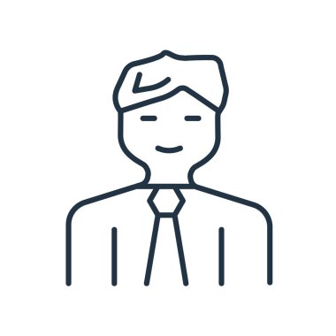 Beyaz arka plan üzerinde avukat işareti izole avukat simge vektör