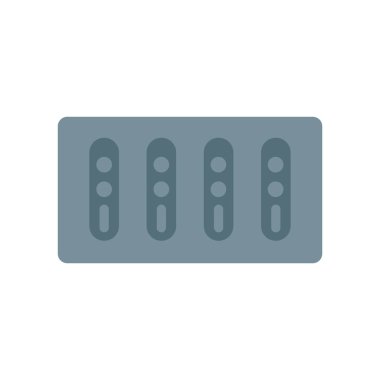 Server simge vektör işareti ve beyaz arka plan üzerinde izole sembolü,