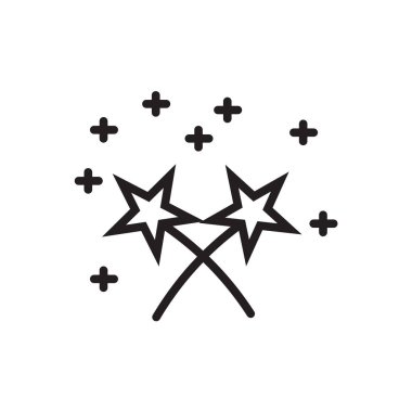 Web ve mobil uygulaması tasarım için beyaz arka plan üzerinde izole yıldız simgesi