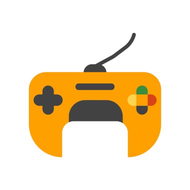 Gamepad simge vektör işareti ve beyaz arka plan üzerinde izole sembolü