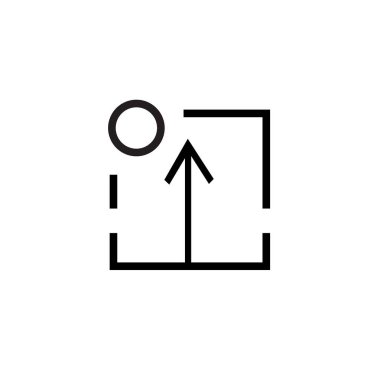 Web ve mobil uygulaması tasarım, yenileme logo kavramı için beyaz arka plan üzerinde izole simge vektör yenileme