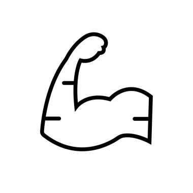 Web ve mobil uygulaması tasarım için beyaz arka plan üzerinde izole güç simgesi