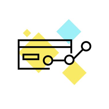 Kart simge vektör işareti ve beyaz arka plan üzerinde C izole sembolü