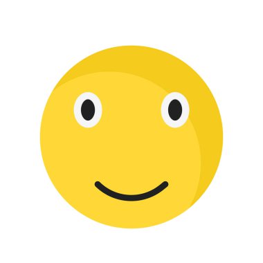 Web ve mobil uygulaması tasarımı, gülümseme gülümseme logo kavramı için beyaz arka plan üzerinde izole gülümseme simge vektör gülümse