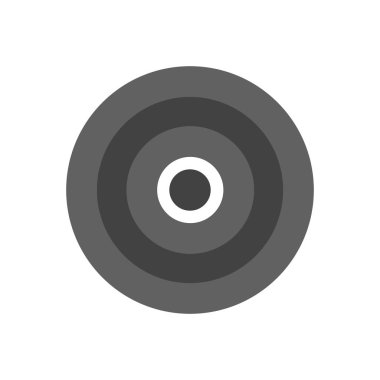 Vinil simge vektör oturum ve beyaz arka plan üzerinde izole sembolü, 