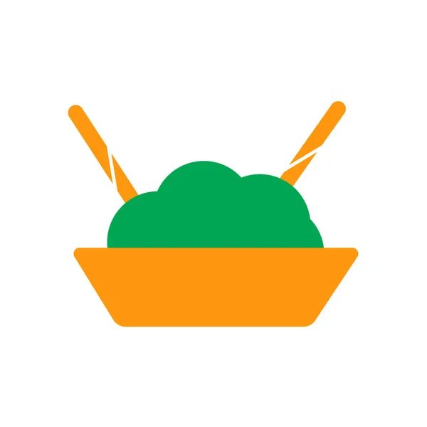 Salatsymbol Isoliert Auf Weißem Hintergrund Für Ihr Web Und Mobiles — Stockvektor