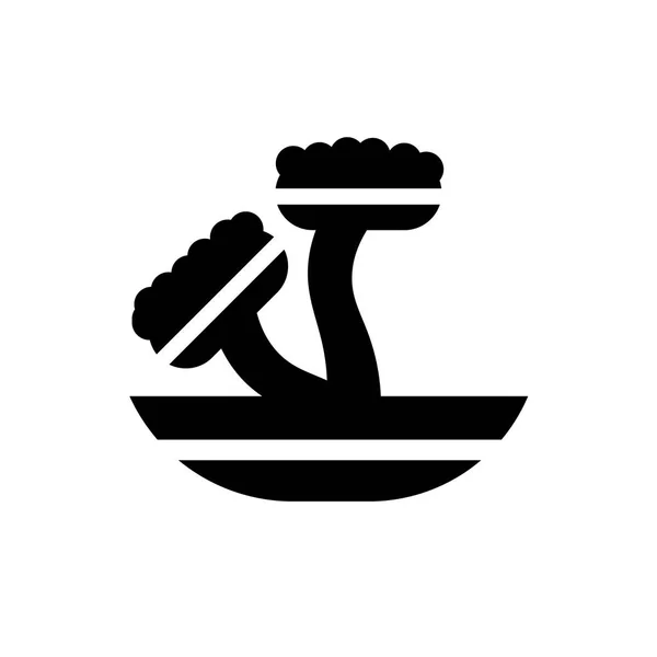 Bonsai-Baum-Symbol-Vektorzeichen und -Symbol isoliert auf weißem Backgr — Stockvektor