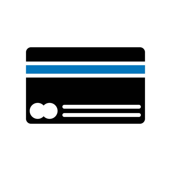 Πιστωτική κάρτα εικόνα διάνυσμα σημάδι και σύμβολο που απομονώνονται σε λευκό έκφραση — Διανυσματικό Αρχείο