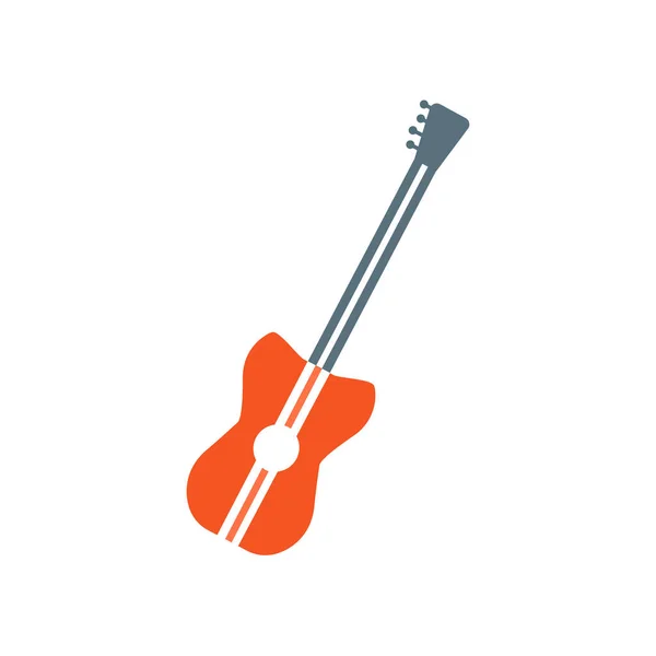 Bas gitar simge vektör işareti ve üzerinde beyaz backgr izole sembolü — Stok Vektör