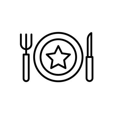 Beyaz arka plan, favori şeffaf işareti, ince bir çizgi üzerinde tasarım öğeleri anahat tarzı izole favori simgesi vektör