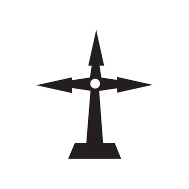 Web ve mobil uygulaması tasarımı, enerji logo kavramı için beyaz arka plan üzerinde izole enerji simge vektör