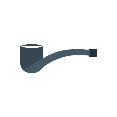 Aksesuar simge vektör işareti ve üzerinde beyaz adam izole sembolü