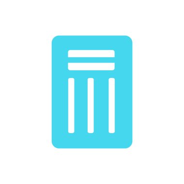 Web ve mobil uygulaması tasarım için beyaz arka plan üzerinde izole sandalye simgesi