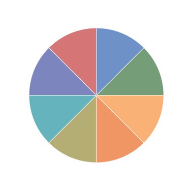 Renk paleti simge vektör işareti ve beyaz arkasında izole sembolü