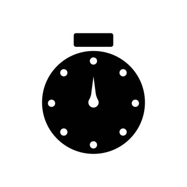 Web ve mobil uygulaması tasarım için beyaz arka plan üzerinde izole kronometre simgesi