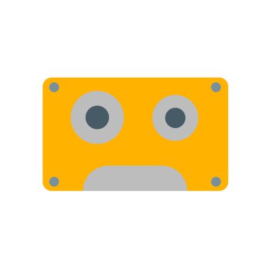 Müzik oyuncu simge vektör işareti ve üzerinde beyaz backg izole sembolü