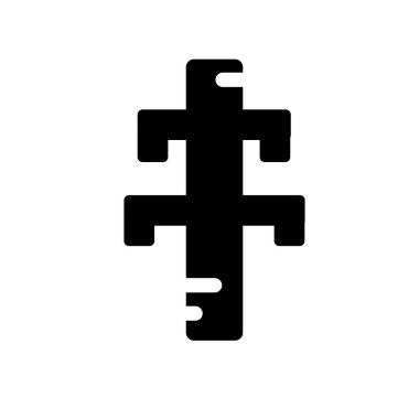 Web ve mobil uygulaması tasarım için beyaz arka plan üzerinde izole yüksek gerilim simgesi