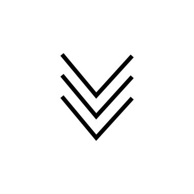 simge vektör işareti ve beyaz arka plan üzerinde d izole sembol