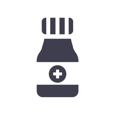 Web ve mobil uygulaması tasarımı, alkol logo kavramı için beyaz arka plan üzerinde izole alkol simge vektör