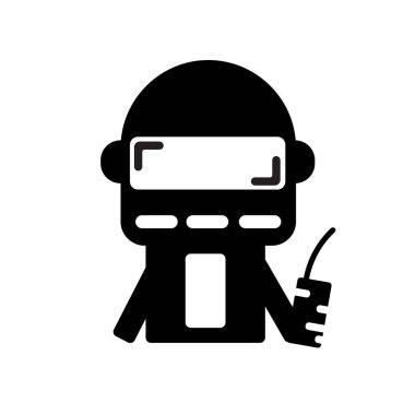 Web ve mobil uygulaması tasarım için beyaz arka plan üzerinde izole boru simgesi